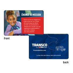 Image of Mission & Values Fold-over Cards - French