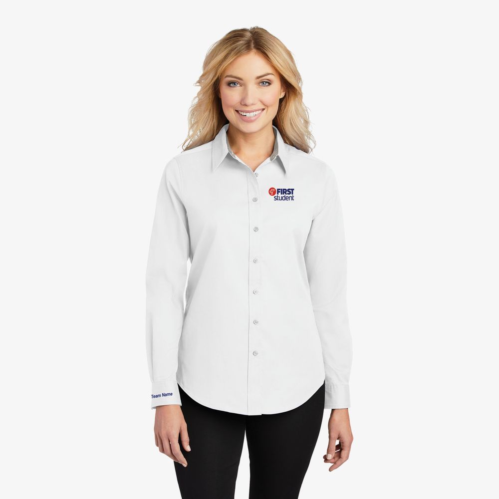 Team Ladies Long Sleeve Easy Care Shirt primary image