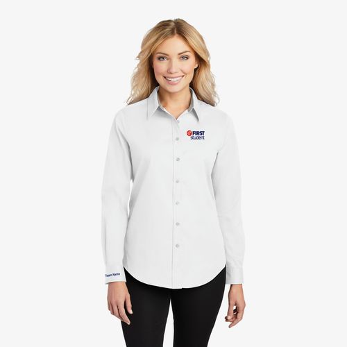 Team Ladies Long Sleeve Easy Care Shirt image thumbnail