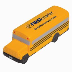 Image of First Charter School Bus Shaped Stress Reliever