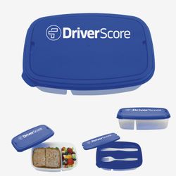 Image of DriverScore 2-Section Lunch Container