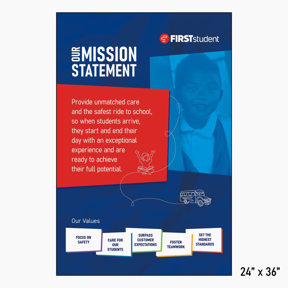 Extra Large Mission Statement Poster - English primary image