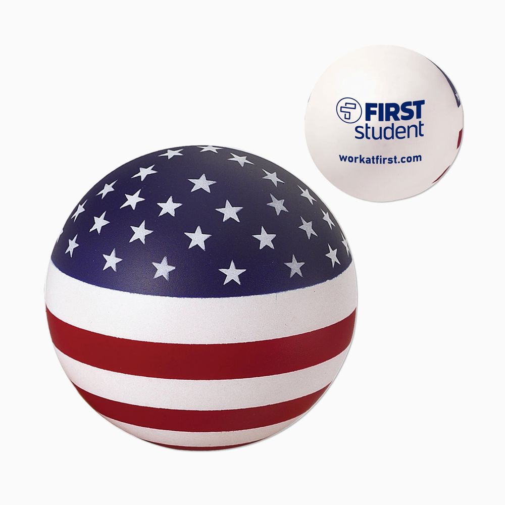 Recruiting Patriotic Round Stress Ball primary image