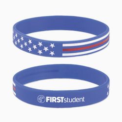 Image of Recruiting Patriotic Silicone Wristband Bracelet