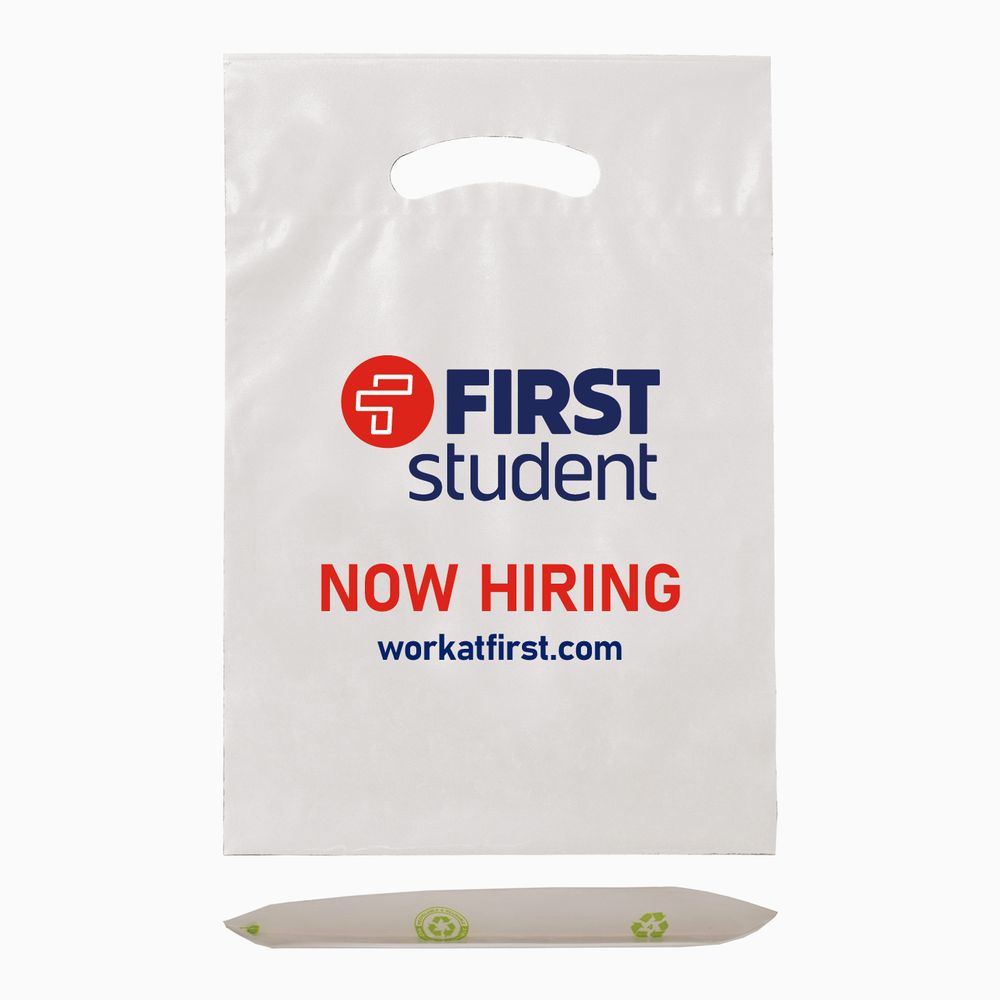Recruiting Fold-Over Reinforced Die Cut Bag primary image