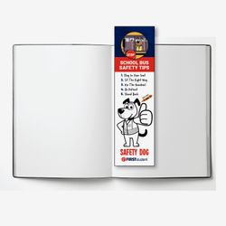 Image of Safety Dog Bookmark