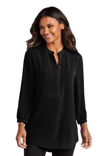 Port Authority Ladies 3/4-Sleeve Textured Crepe Tunic LW713 image thumbnail