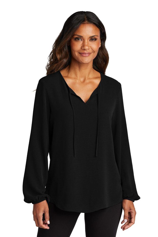 Port Authority Ladies Textured Crepe Blouse LW714 primary image