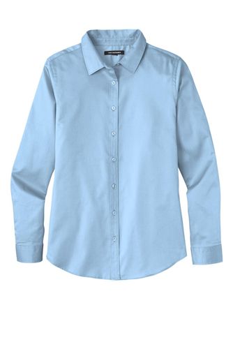 Port Authority Ladies Long Sleeve SuperPro React Twill Shirt. LW808 image thumbnail
