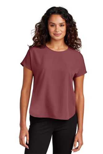 Mercer+Mettle Women's Stretch Crepe Crew MM2015 image thumbnail