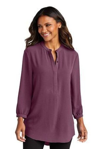 Port Authority Ladies 3/4-Sleeve Textured Crepe Tunic LW713 image thumbnail