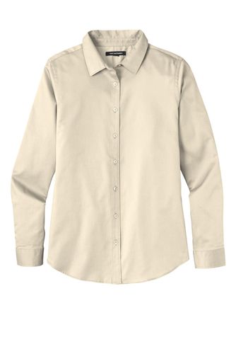 Port Authority Ladies Long Sleeve SuperPro React Twill Shirt. LW808 image thumbnail