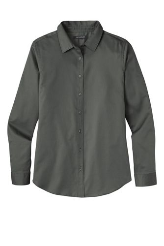 Port Authority Ladies Long Sleeve SuperPro React Twill Shirt. LW808 image thumbnail