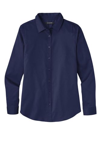 Port Authority Ladies Long Sleeve SuperPro React Twill Shirt. LW808 image thumbnail