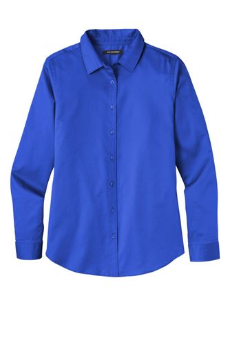 Port Authority Ladies Long Sleeve SuperPro React Twill Shirt. LW808 image thumbnail