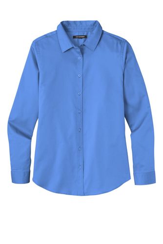 Port Authority Ladies Long Sleeve SuperPro React Twill Shirt. LW808 image thumbnail