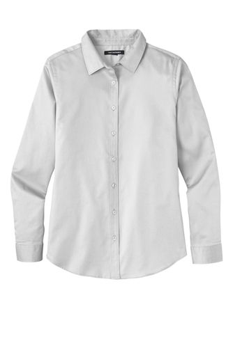 Port Authority Ladies Long Sleeve SuperPro React Twill Shirt. LW808 image thumbnail