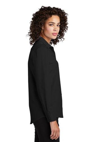 Mercer+Mettle Women's Long Sleeve Stretch Woven Shirt MM2001 image thumbnail