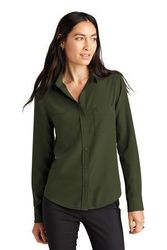 Image of MERCER+METTLE Women's Stretch Crepe Long Sleeve Camp MM2013