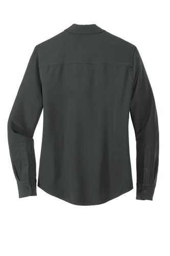 MERCER+METTLE Women's Stretch Crepe Long Sleeve Camp MM2013 image thumbnail