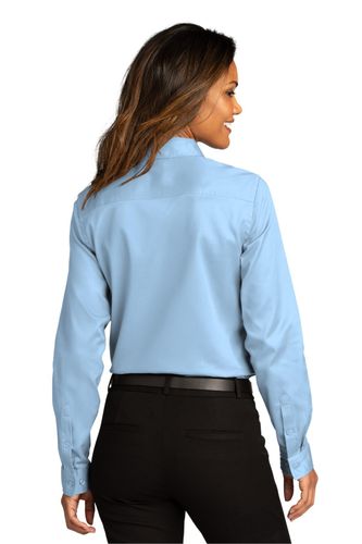 Port Authority Ladies Long Sleeve SuperPro React Twill Shirt. LW808 image thumbnail