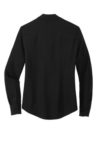 MERCER+METTLE Women's Stretch Crepe Long Sleeve Camp MM2013 image thumbnail