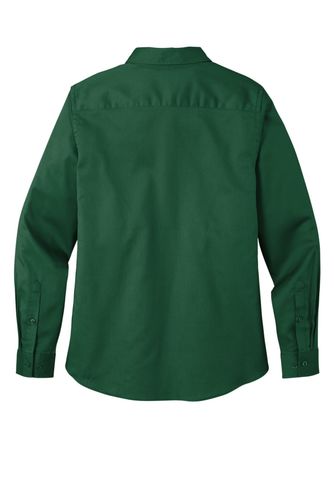 Port Authority Ladies Long Sleeve SuperPro React Twill Shirt. LW808 image thumbnail