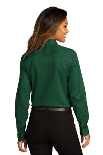 Port Authority Ladies Long Sleeve SuperPro React Twill Shirt. LW808 image thumbnail