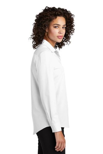 Mercer+Mettle Women's Long Sleeve Stretch Woven Shirt MM2001 image thumbnail