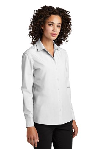 Mercer+Mettle Women's Long Sleeve Stretch Woven Shirt MM2001 image thumbnail