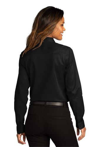 Port Authority Ladies Long Sleeve SuperPro React Twill Shirt. LW808 image thumbnail
