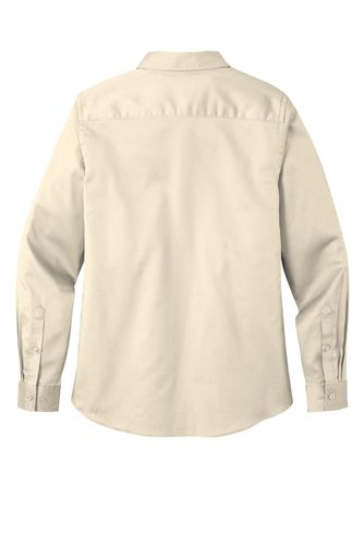 Port Authority Ladies Long Sleeve SuperPro React Twill Shirt. LW808 image thumbnail
