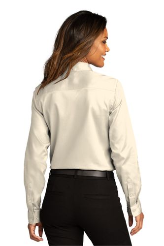 Port Authority Ladies Long Sleeve SuperPro React Twill Shirt. LW808 image thumbnail