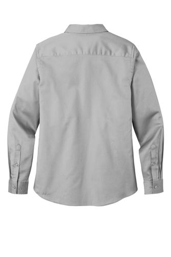 Port Authority Ladies Long Sleeve SuperPro React Twill Shirt. LW808 image thumbnail