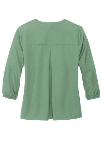 MERCER+METTLE Women's Stretch Crepe 3/4-Sleeve Blouse MM2011 image thumbnail