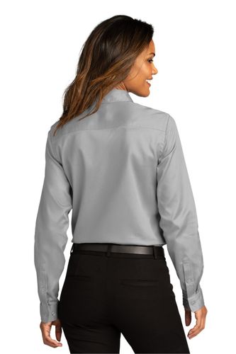 Port Authority Ladies Long Sleeve SuperPro React Twill Shirt. LW808 image thumbnail