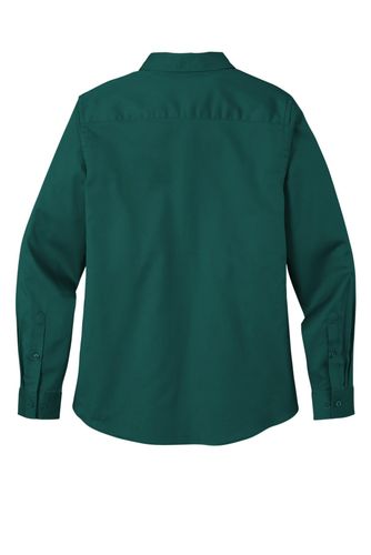 Port Authority Ladies Long Sleeve SuperPro React Twill Shirt. LW808 image thumbnail