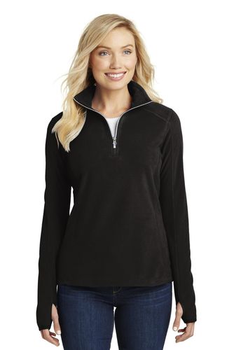Port Authority Ladies Microfleece 1/2-Zip Pullover. L224 image thumbnail