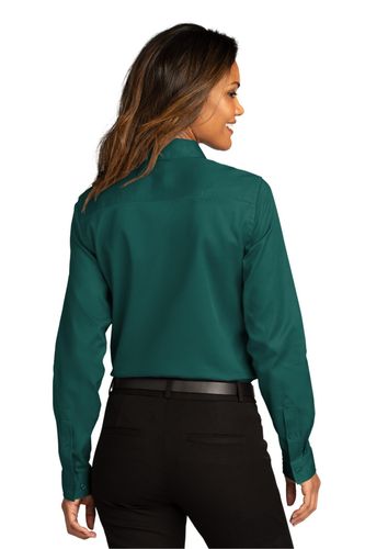 Port Authority Ladies Long Sleeve SuperPro React Twill Shirt. LW808 image thumbnail