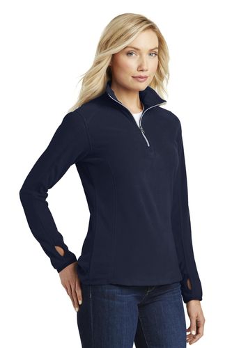 Port Authority Ladies Microfleece 1/2-Zip Pullover. L224 image thumbnail