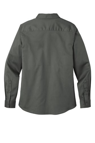 Port Authority Ladies Long Sleeve SuperPro React Twill Shirt. LW808 image thumbnail