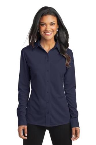Port Authority® Ladies Dimension Knit Dress Shirt. L570 image thumbnail