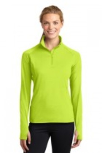 Sport-Tek® Ladies Sport-Wick® Stretch 1/2-Zip Pullover. LST850 image thumbnail
