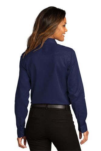 Port Authority Ladies Long Sleeve SuperPro React Twill Shirt. LW808 image thumbnail