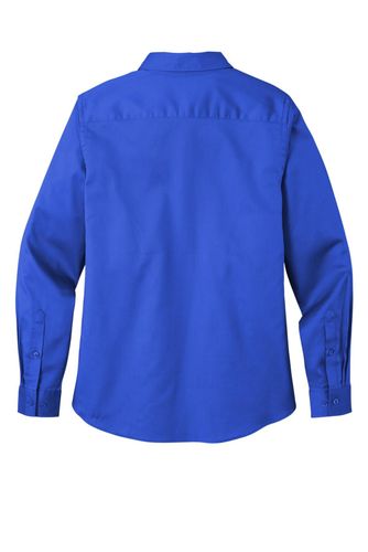 Port Authority Ladies Long Sleeve SuperPro React Twill Shirt. LW808 image thumbnail