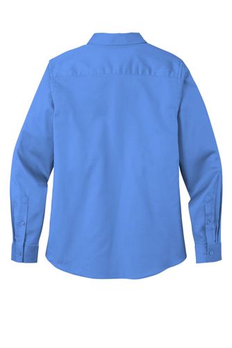 Port Authority Ladies Long Sleeve SuperPro React Twill Shirt. LW808 image thumbnail