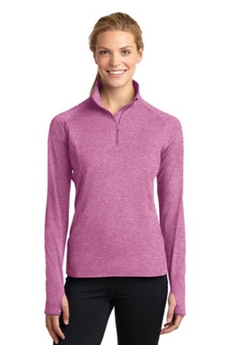 Sport-Tek® Ladies Sport-Wick® Stretch 1/2-Zip Pullover. LST850 image thumbnail