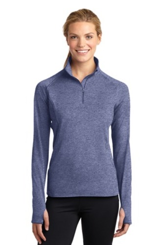 Sport-Tek® Ladies Sport-Wick® Stretch 1/2-Zip Pullover. LST850 image thumbnail