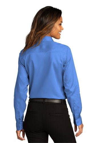 Port Authority Ladies Long Sleeve SuperPro React Twill Shirt. LW808 image thumbnail