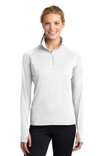 Sport-Tek® Ladies Sport-Wick® Stretch 1/2-Zip Pullover. LST850 image thumbnail